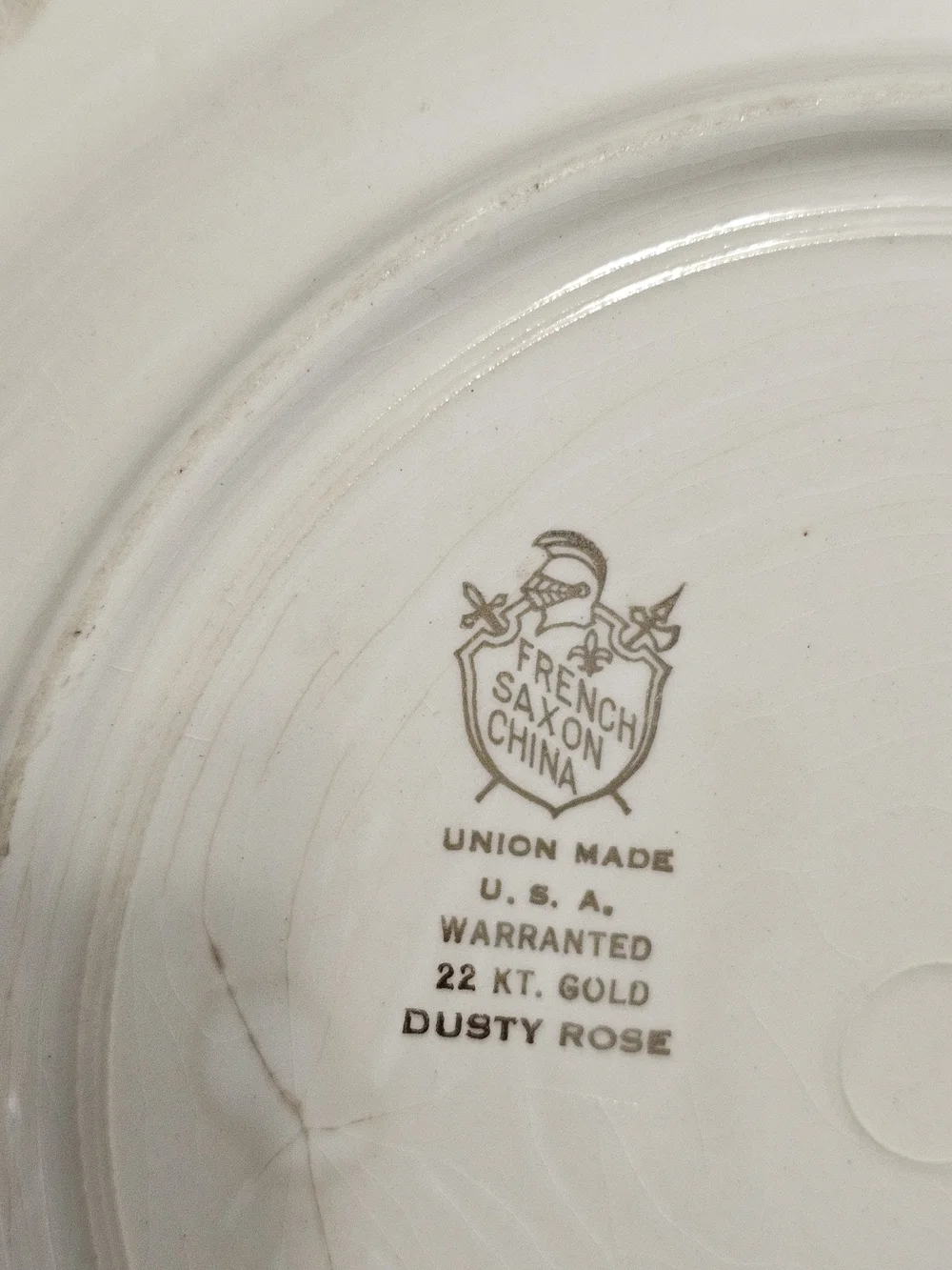 Set Of 2 French Saxon China 